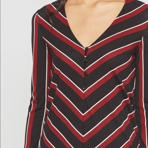 Mango Stripe Button Detail Dress NWT - Picture 4 of 4